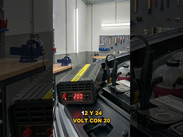 Vídeo relacionado con vFound 20A Cargador de Baterías Metal 12V/24V Profesional Mantenedor Automático, Cargador Inteligente con Apagado Automático, Reparación, Modo Invierno para Coche Camión Moto (Plomo, AGM, Gel, etc)