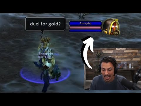 I Dueled The BEST Geared Paladin On Hardcore For 50g