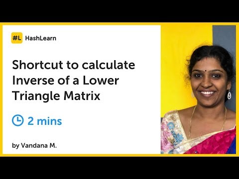 image-What is the inverse of a triangular matrix?