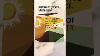 Believe in yourself, Diana Ross