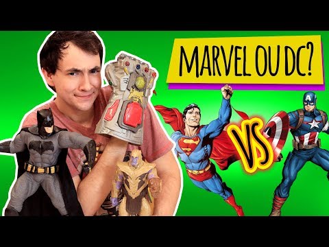 CAIXA MISTERIOSA MARVEL vs DC: QUAIS SÃO OS MELHORES BRINQUEDOS? UNBOXING! | Falaidearo