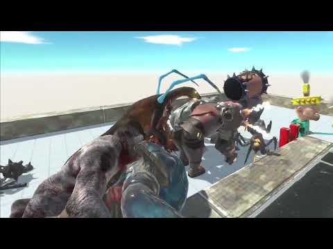 ESCAPE FROM ALIEN THERIZINOSAURUS - Animal Revolt Battle Simulator ARBS