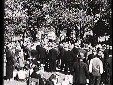 Statsminister Thorvald Stauning i Lemvig 6. juni 1936