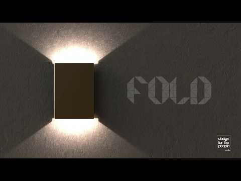 Fasadbelysning Nordlux Fold 10