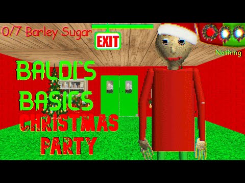 BALDI'S BASICS CHRISTMAS PARTY! 1.4.3 MOD/THE DARK BALDI 12-2022