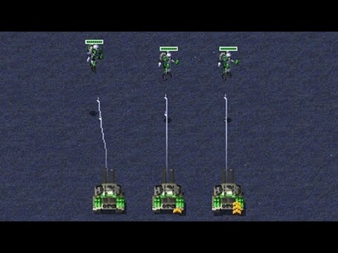 Apocalypse Veterancy Anti-Air Damage Test - Red Alert 2