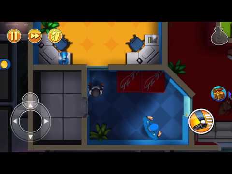 Robbery Bob Walkthrough - Chapter 2 - Level 11 - Stay!