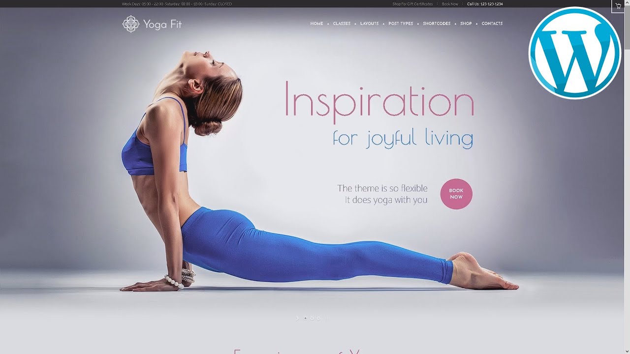 Yoga Fit Sport Fitness ★ WordPress Themes & Templates ★