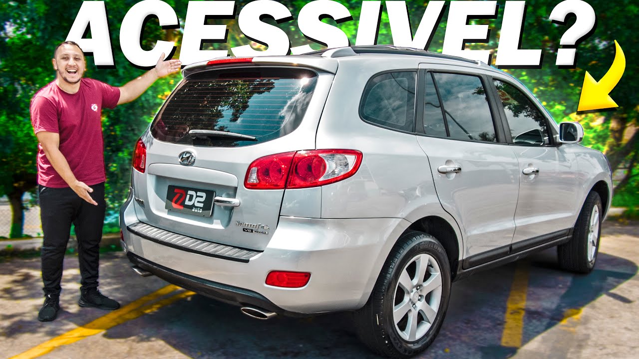 UM SUV de LUXO 4X4 BARATINHO COM PREÇO DE POPULAR😁 HYUNDAI SANTA FÉ V6