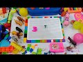 How to learn counting in words .. /colourful way of learning .kg group.