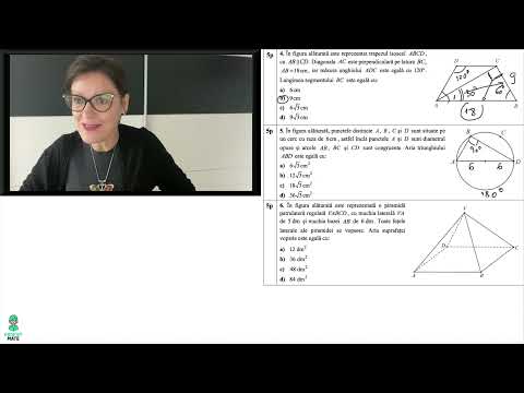 Sesiunea specială 2021, Matematică, Evaluarea Națională pentru clasa a 8 a