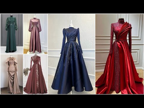 Elegant Evening Gowns💖 Stunning Long Fancy Dress Designs for Women