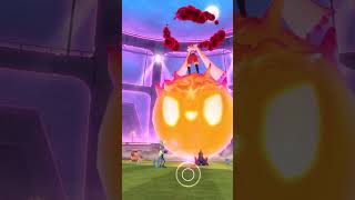ほのおタイプ最強🔥キョダイエースバーン再び🐰⚽✨ #ポケモンgo #pokemongo #pokemongoshorts