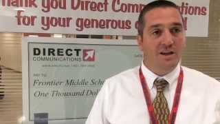 preview picture of video 'Principal Scott Sumner thanks Direct Communications - Frontier Middle School 2014 Sponsorship'