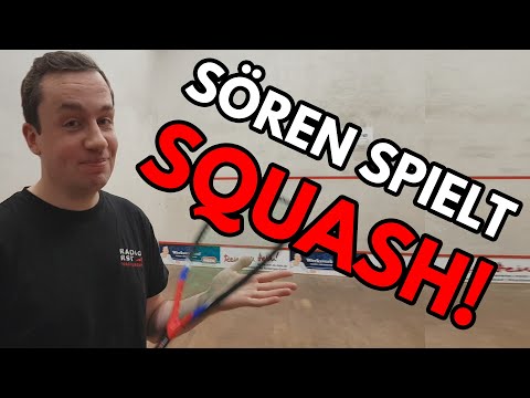 Sören spielt Squash in Hasbergen - Sören und Kathleen suchen ein Hobby