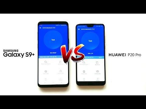 Samsung Galaxy S9 Plus vs Huawei P20 - AnTuTu Benchmark!