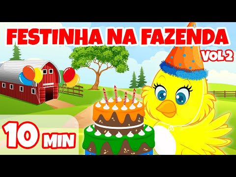 Festinha na Fazendinha vol 2 - Giramille 10 min | Desenho Animado Musical
