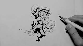 Drawing MARIO - Super Smash Bros Ultimate