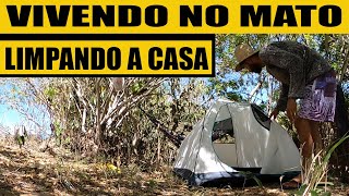 ARRUMANDO A MINHA CASA MORANDO NO MATO Ep 198