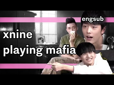 [ENGSUB] xnine playing mafia but only xiao zhan and gu jiacheng have braincells