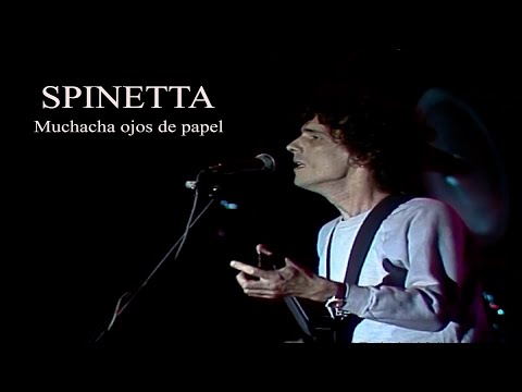 SPINETTA - Muchacha ojos de papel (Festival tres días de democracia - 1988)