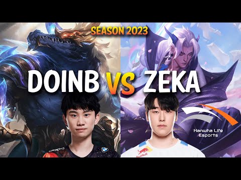 Doinb RENEKTON vs HLE Zeka YONE - Patch 13.14 KR Ranked