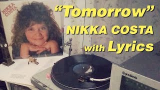 Tomorrow  Nikka Costa  with Lyrics
