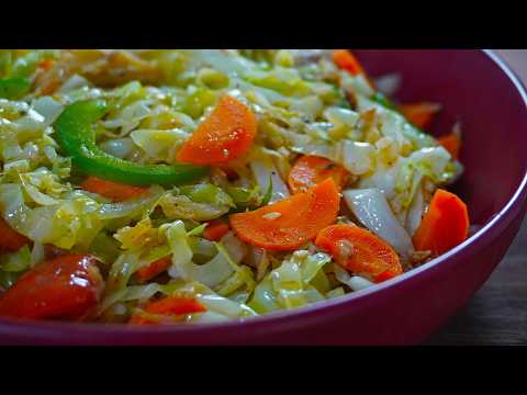 Jamaican Breakfast: Cabbage and Carrot, Saltfish & Fried Dumplings Done Right!
