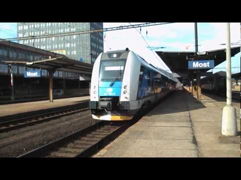 Odjezd vlaku Os 6817 (ČD 440.001) - Most, 2. 3. 2013