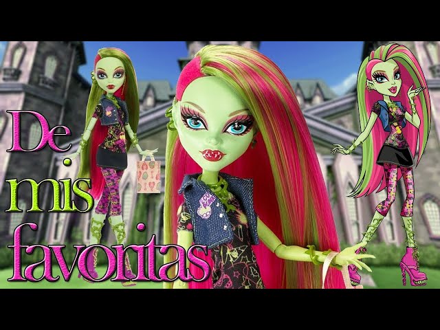Vídeo relacionado con Monster High Boo-riginal Creeproduction Venus McFlytrap Muñeca, reproducción Coleccionable con Soporte, Diario y Mascota Chewlian, JHK58