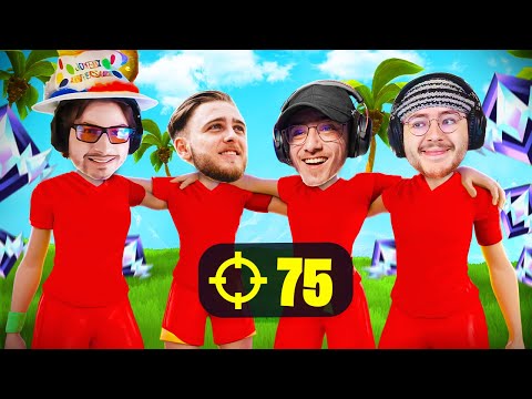 75 KILLS in UNREAL RECHARGE with TEEQZY, MAXENCE and BISCOTO on FORTNITE
