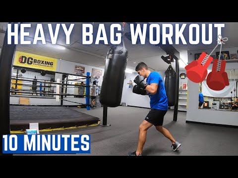 Heavy Bag Workout | 10 Minute Follow Along Boxing Workout