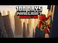 100 DAYS IN A WORLD OF ENDLESS CLIFFS IN MINECRAFT