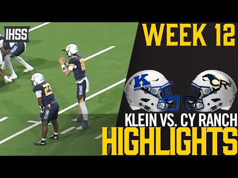Cy-Ranch Dominates Klein 40-24 to Advance in 6A-D1 Playoffs