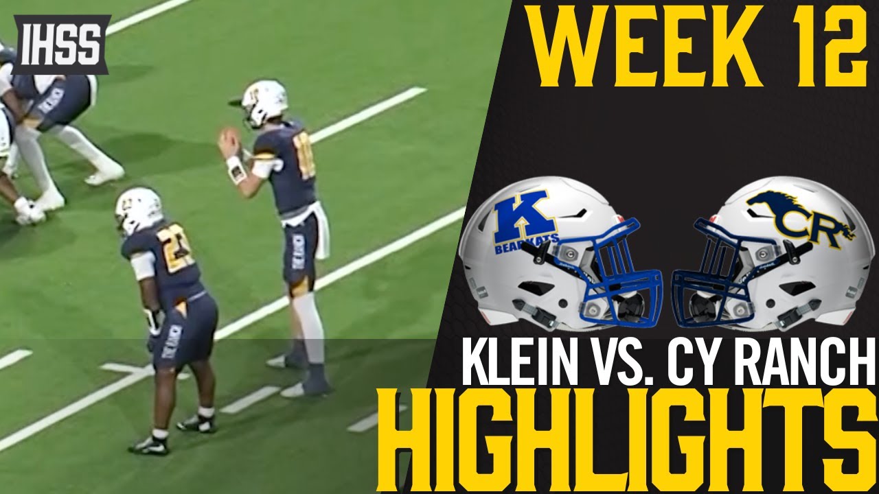 Cy-Ranch Dominates Klein 40-24 to Advance in 6A-D1 Playoffs
