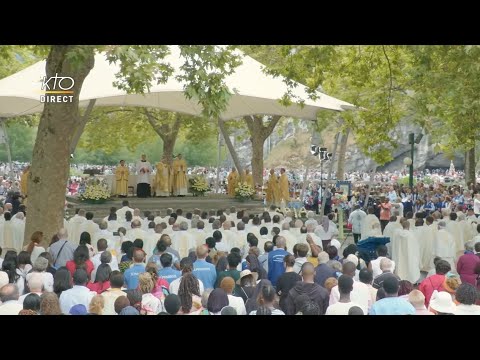 Messe de l’Assomption à Lourdes 15 août 2022