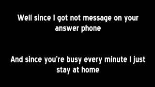 Bee Gees - Alone (lyrics)