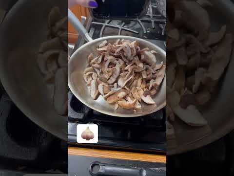 How to cook Shiitake Mushroom #asmr #vegan #vegetarian #easy