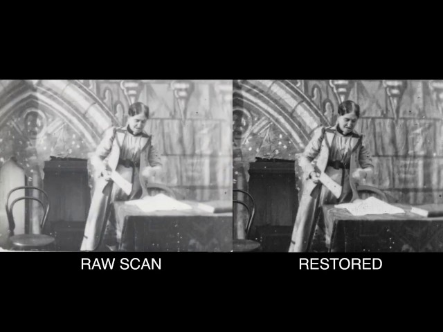 Restoration of First Lady Mayor film