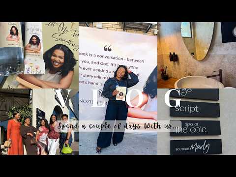 Vlog: Let me tell you something book Launch|Date with my girls🤍|cooking and a lil chit chat…