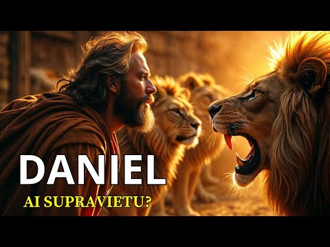 AI SUPRAVIEȚUI? Probă de credință a lui Daniel în groapa cu lei! (Povești Biblice)