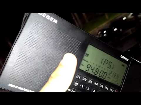 94.8 MHz - Reception in Italy of France Culture from Corsica