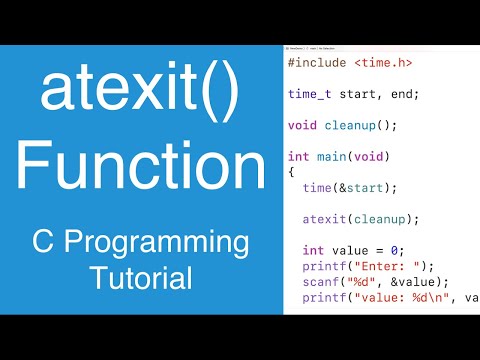 C Exit Application
