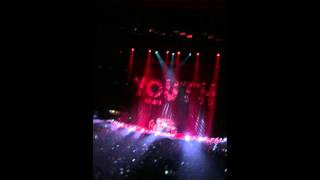 Tinie Tempah: Leeds First Direct Arena. 24/01/15. Earthquake/Trampoline/Flash.
