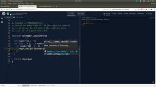 ThinkJS Arrays::findNegatives