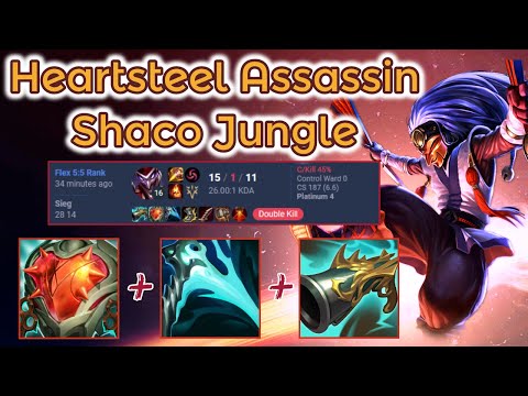 Heartsteal +Full Damage Shaco - PreS13 Ranked [League of Legends] Full Gameplay - Infernal Shaco