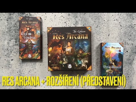 Res Arcana + rozšíření Lux et Tenebrea a Perlae Imperii (Představení)