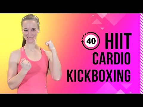 40 MIN CARDIO KICKBOXING Workout 👊🏻 // DAY 4