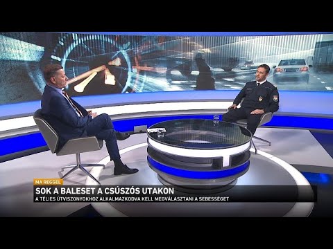 Sok a baleset a csúszós utakon