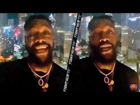 "FURY BE A MAN!" DEONTAY WILDER FINALLY BREAKS SILENCE! ACCUSES TYSON FURY OF CHEATING IN 2 FIGHTS